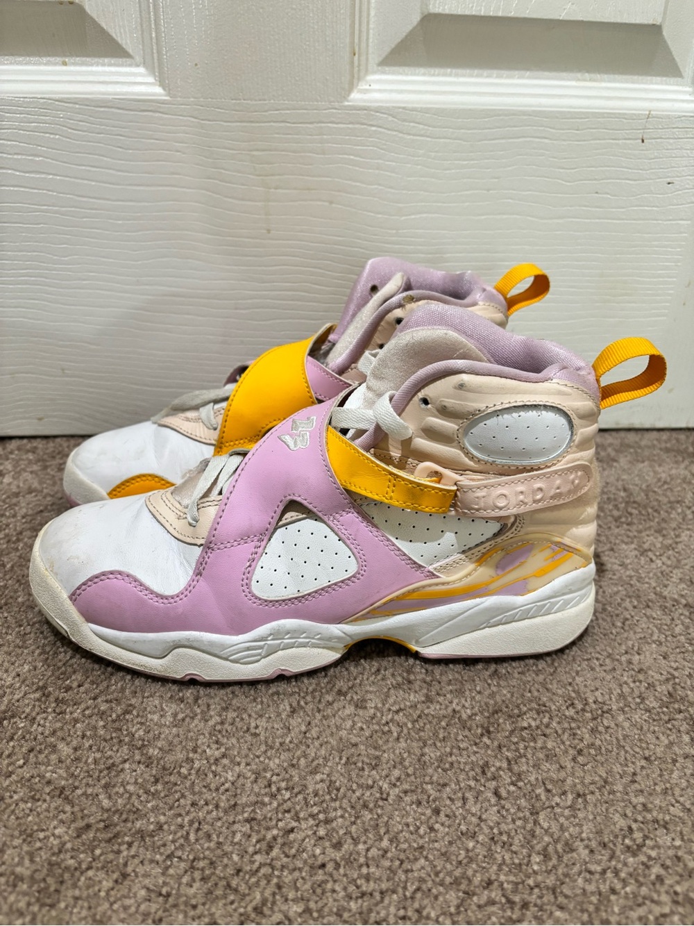 Girls' Jordan 8 Retro 'Arctic Punch'